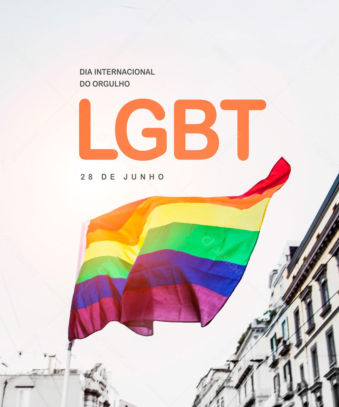 Dia Internacional Do Orgulho LGBT Social Media PSD Editável