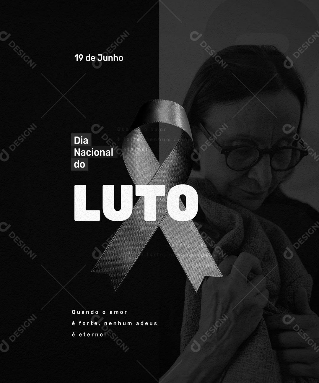 Dia Internacional Do Luto Data Comemorativa Social Media PSD Editável