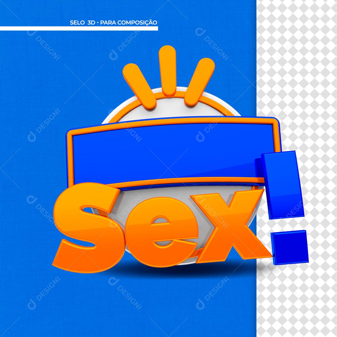 Selo 3D Para Composição Sexta De Promoções PSD
