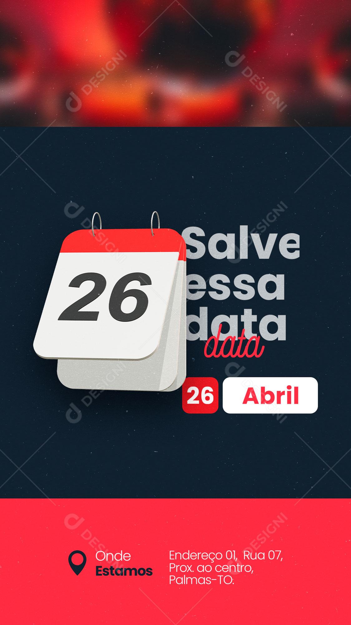 Story Inauguração Bar Distribuidora Restaurante Social Media PSD Editável