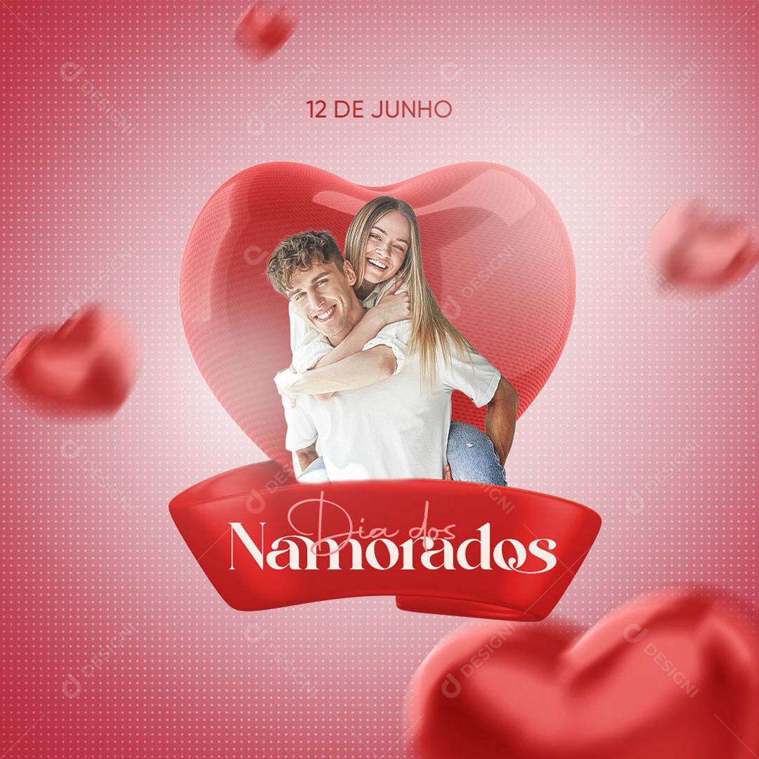 Dia Dos Namorados Um Amor Para Todos Os Momentos Social Media PSD Editável