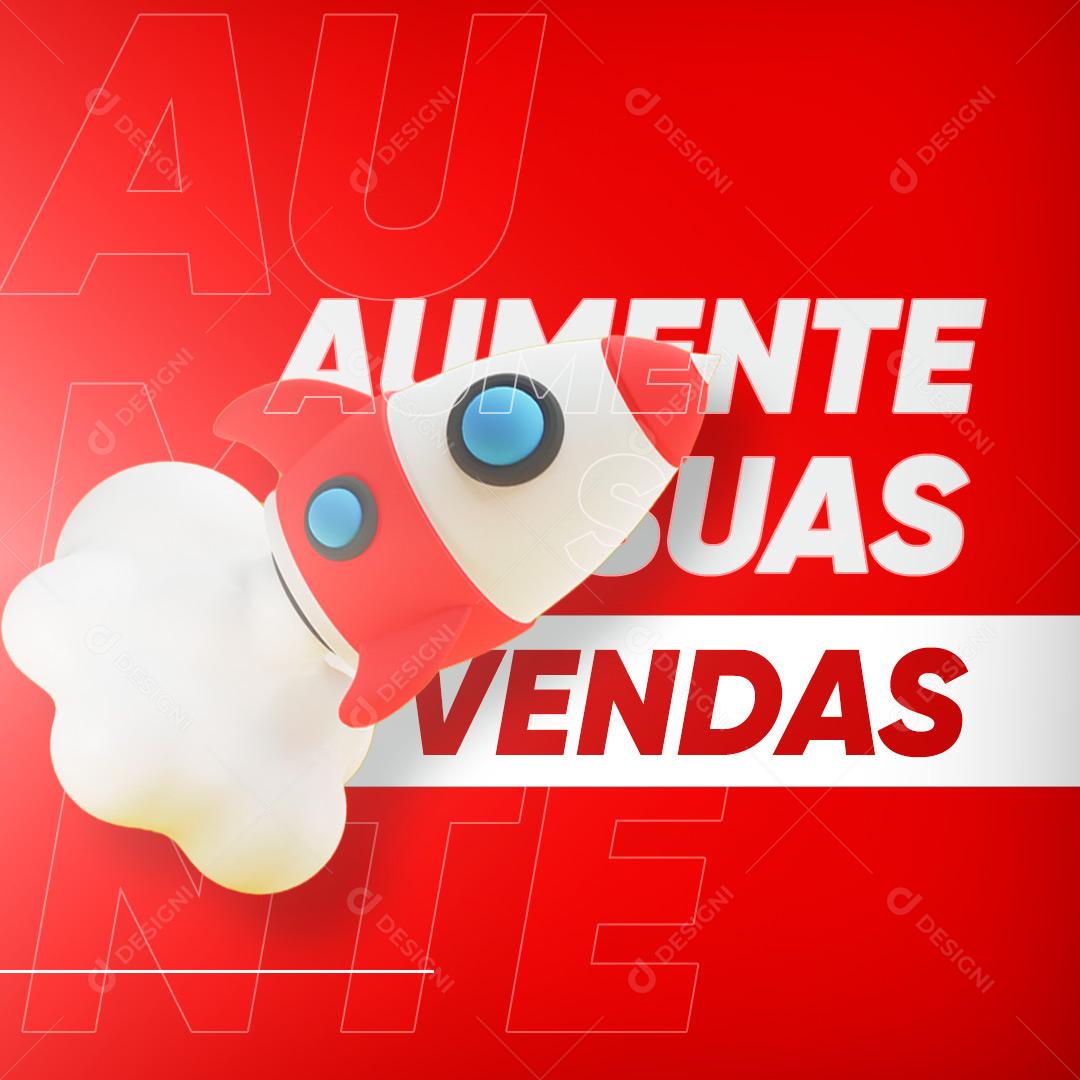 Tráfego Pago Aumente Suas Vendas Social Media PSD Editável