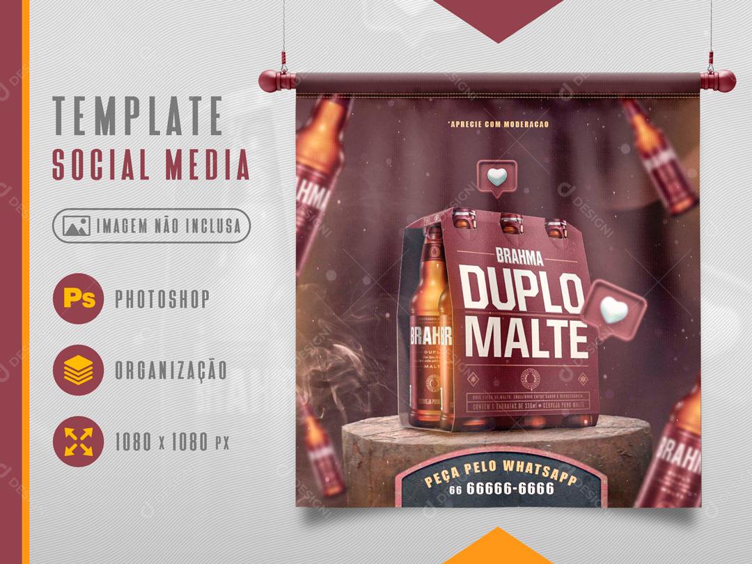 Promoção Da Semana Cerveja Becks Social Media PSD Editável