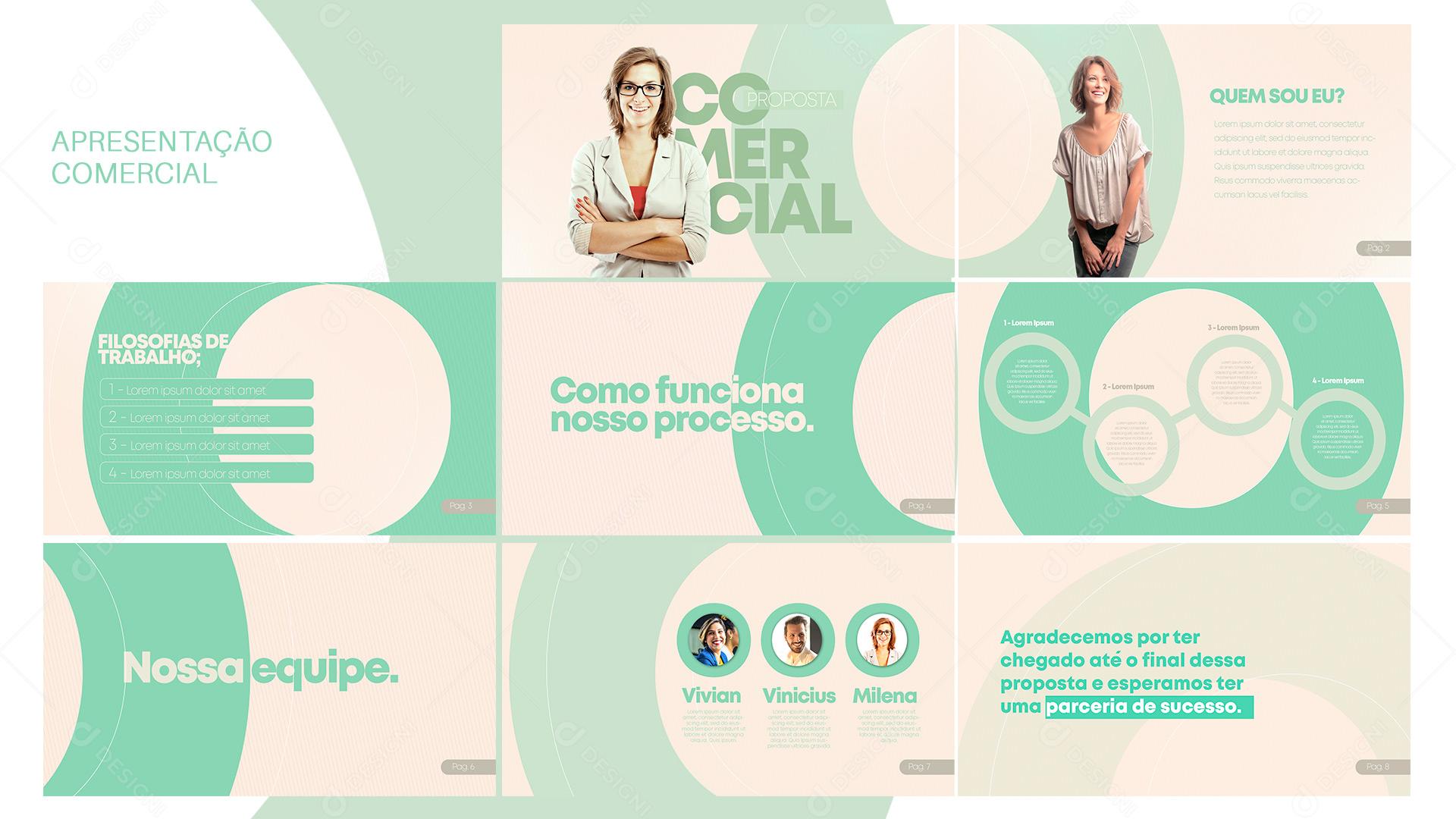 Apresentação Comercial PSD Editável