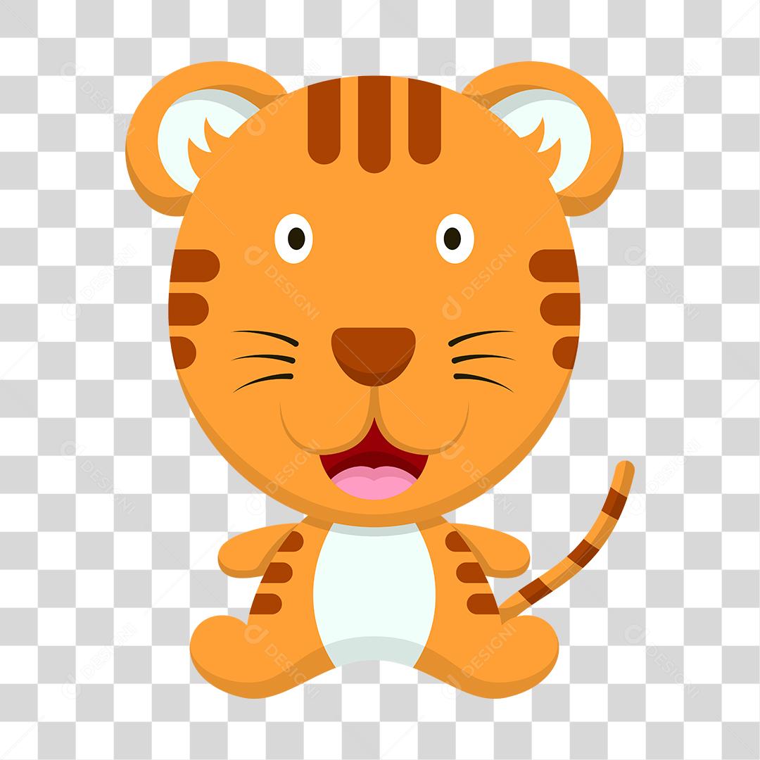 Desenho de bebê da selva de leão PNG Transparente