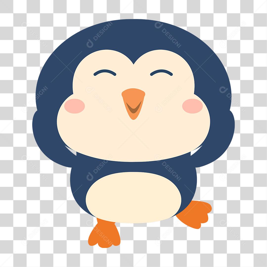 Desenho de filhote de pinguim PNG Transparente