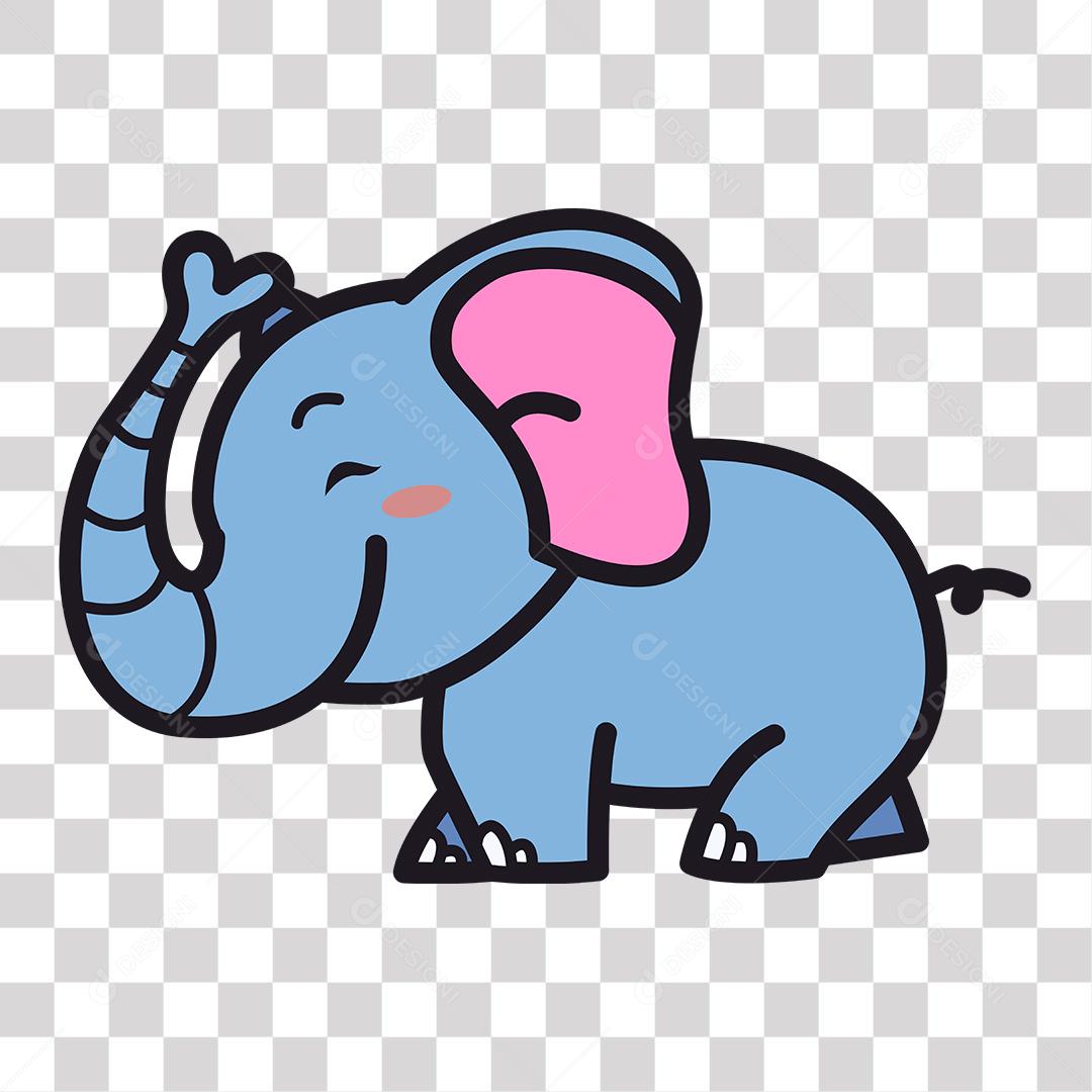 Desenho de filhote de Elefante