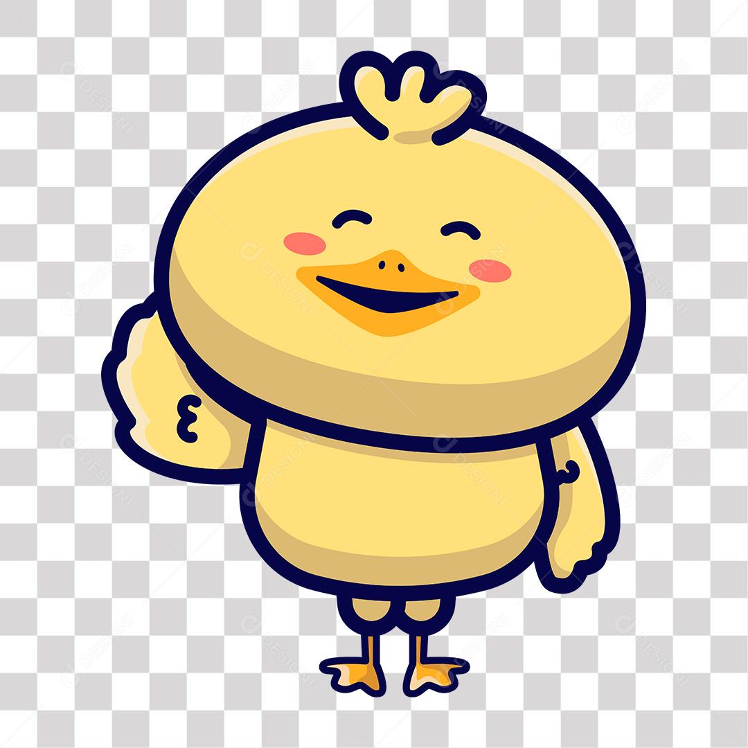 Desenho de filhote de Pato