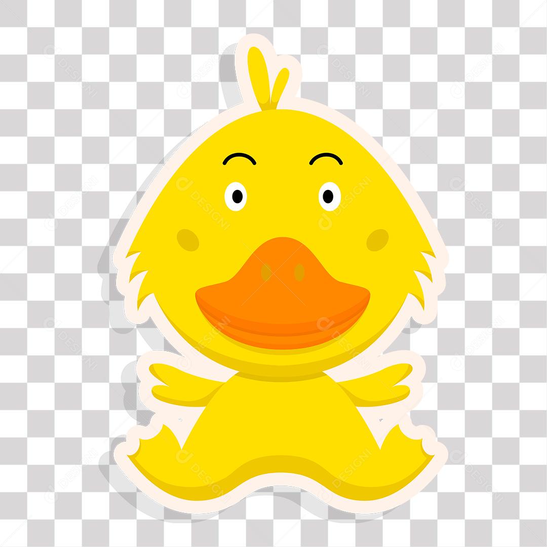 Desenho de filhote de Pato