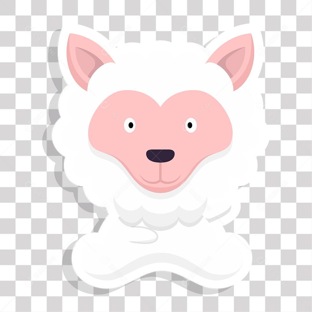 Desenho de filhote de Ovelha