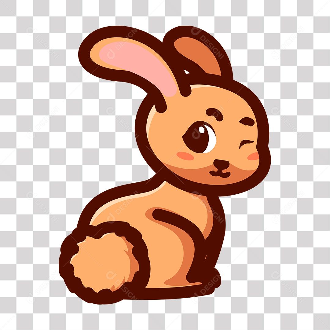 Desenho de filhote de Coelho