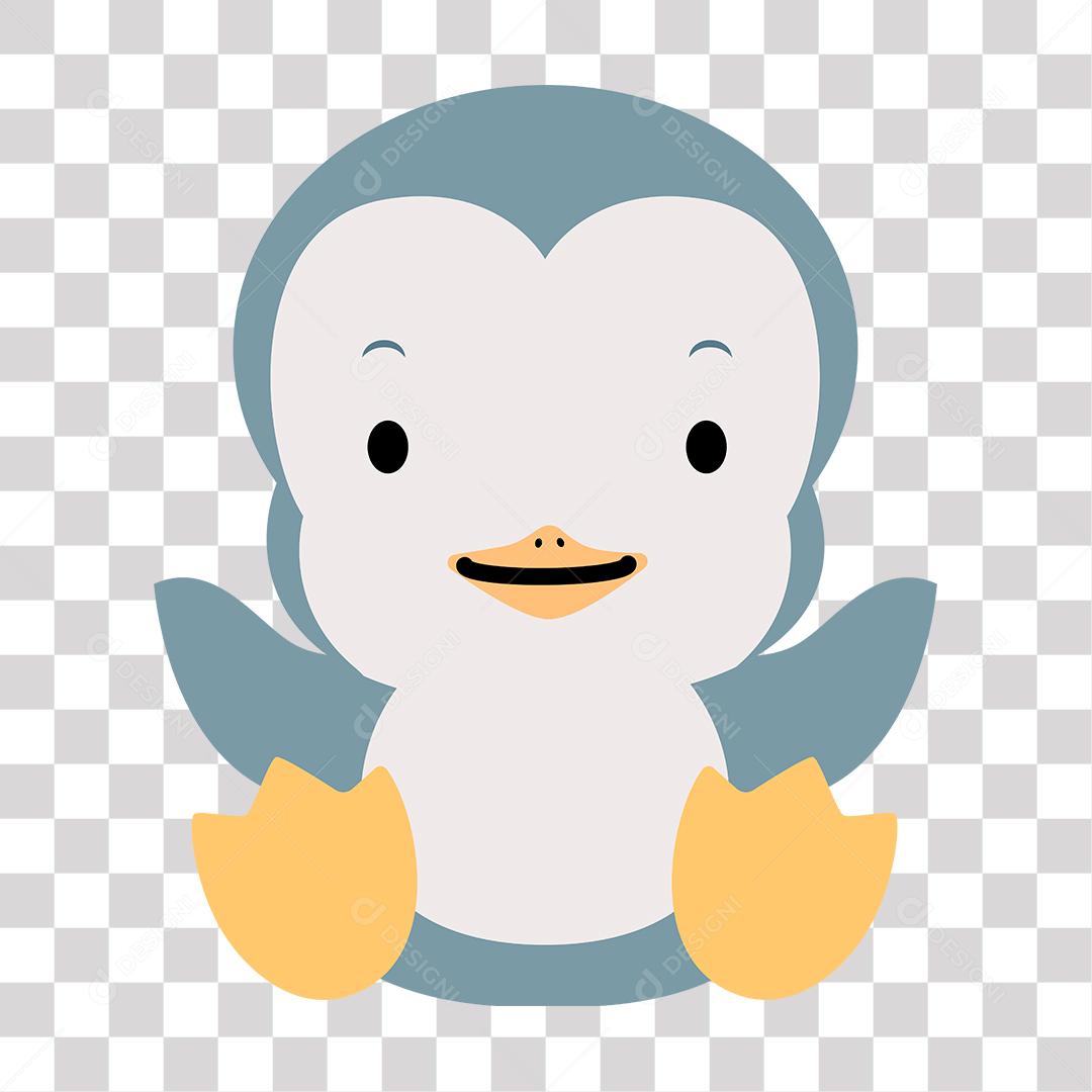 Desenho de filhote de Pinguim