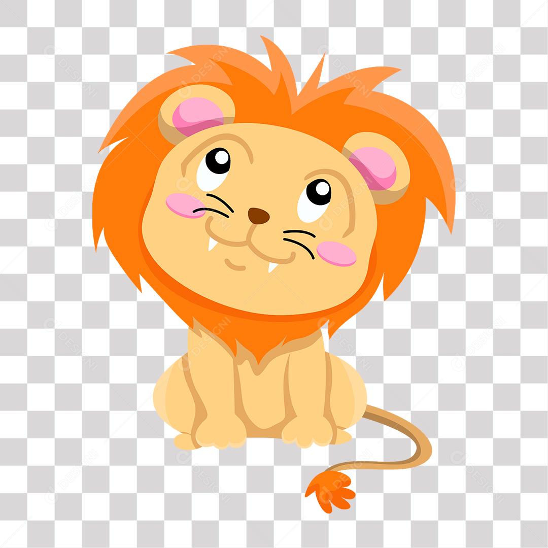 Desenho de filhote de Leão