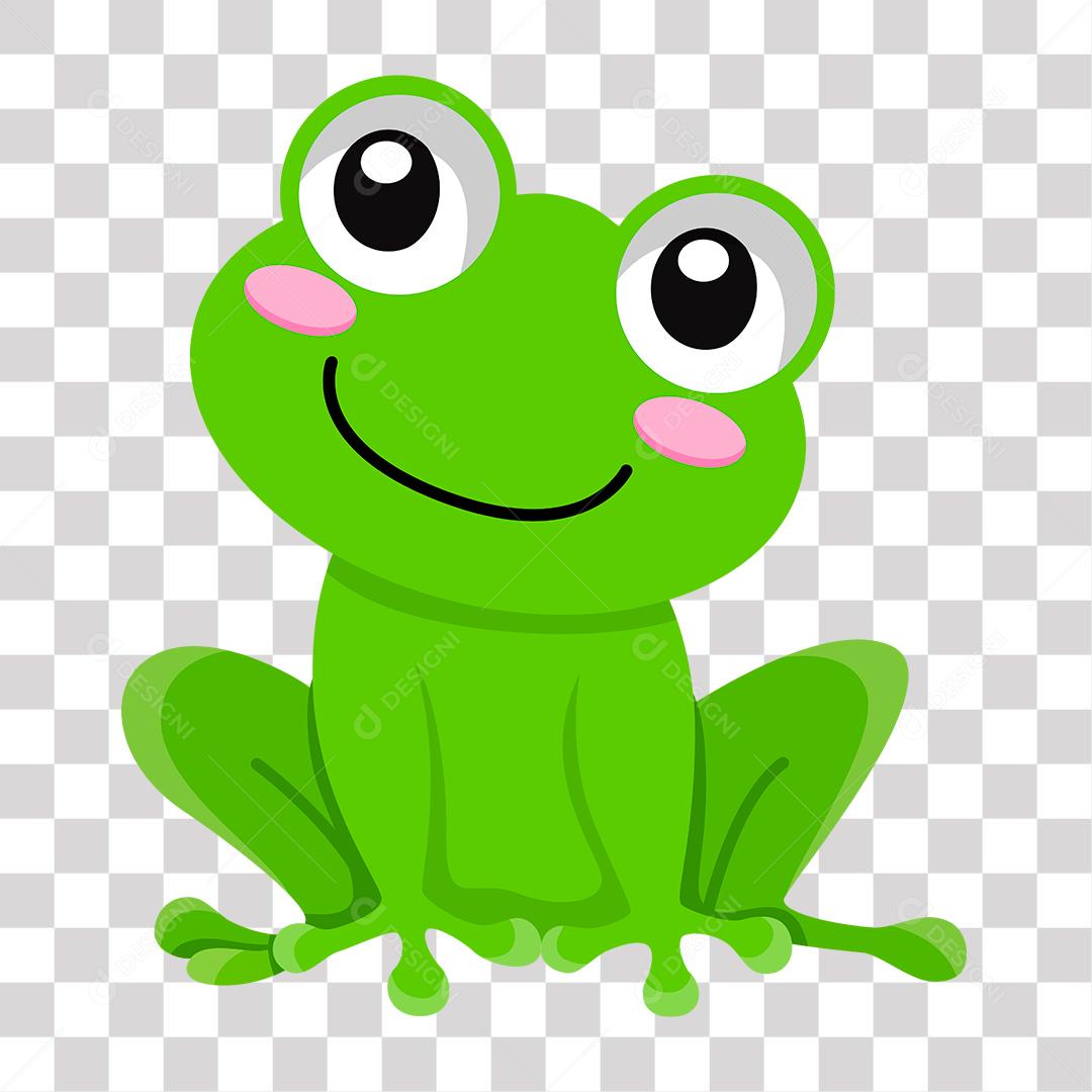 Desenho de filhote de sapo