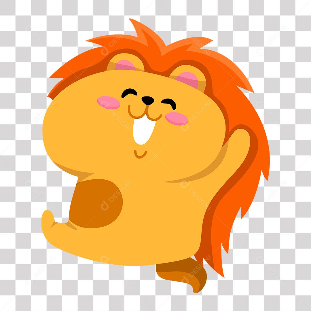 Desenho de filhote de Leão