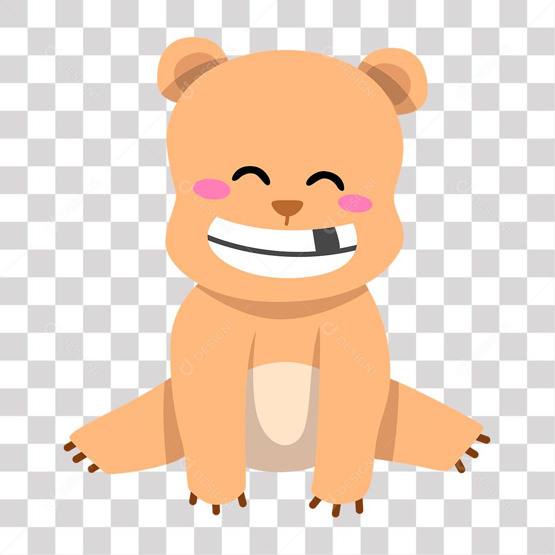 Desenho de urso filhote