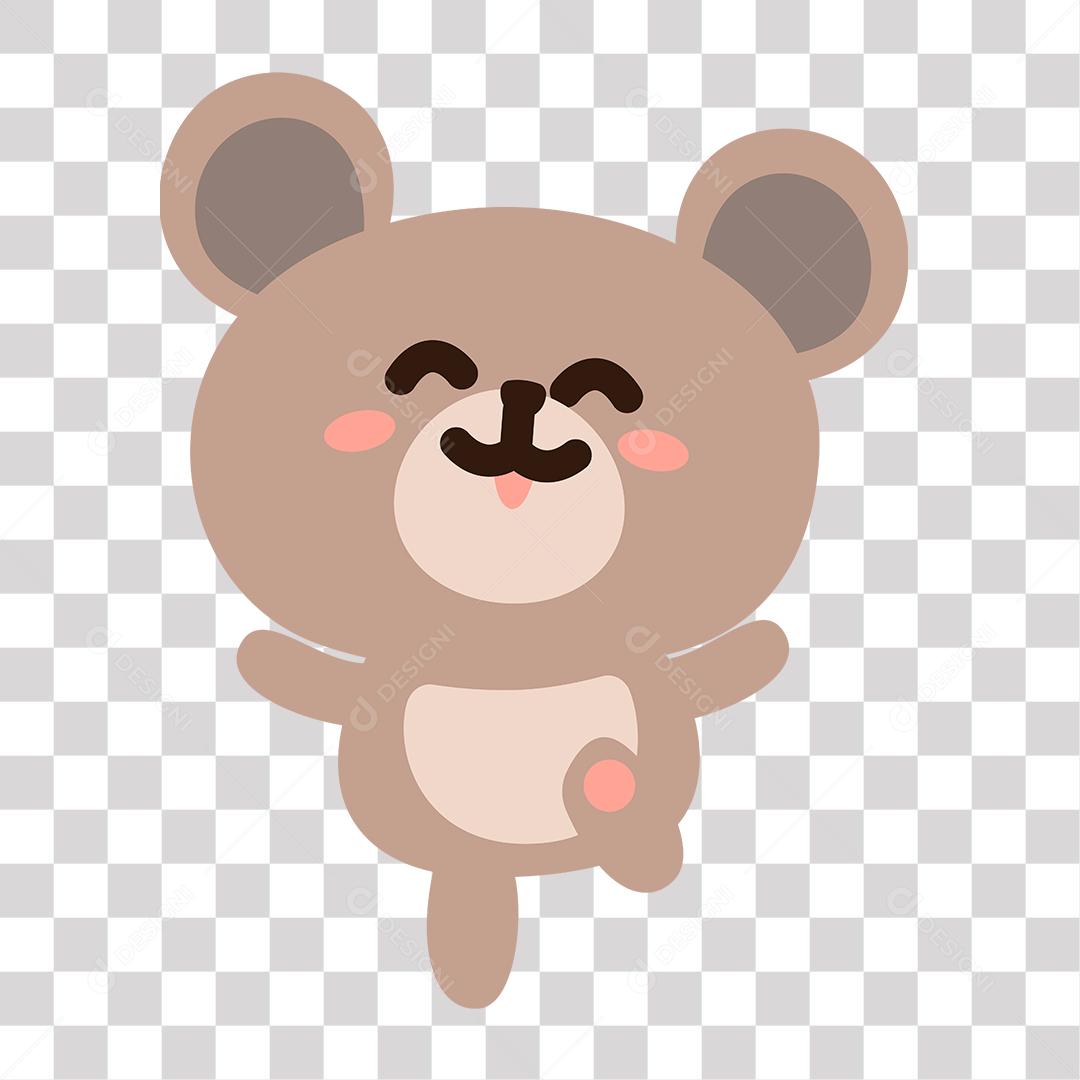 Desenho de urso filhote