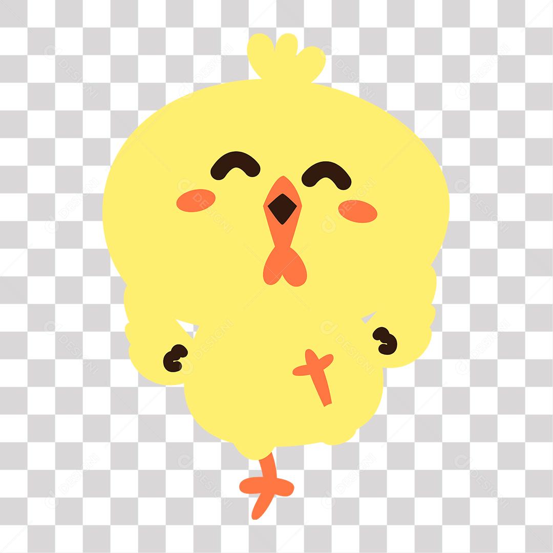 Desenho de pinto filhote