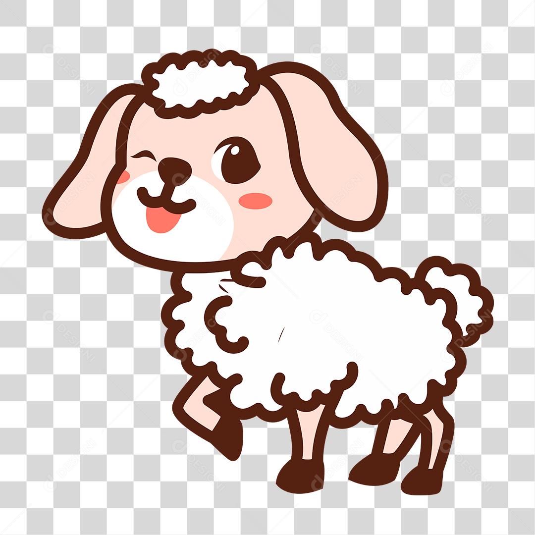 Desenho de ovelha Filhote