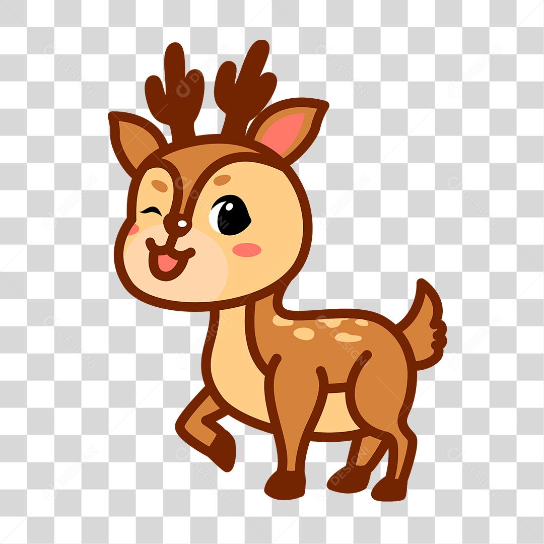 Desenho de cervo Filhote