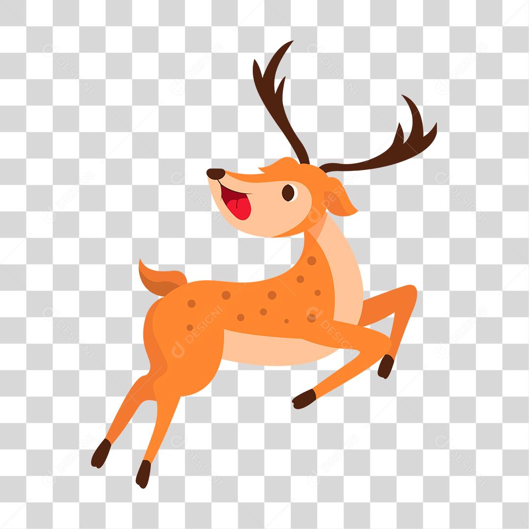 Desenho de filhote cervo