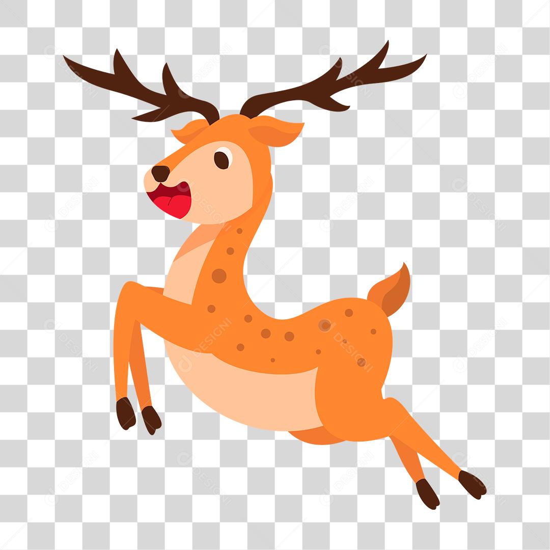 Desenho de filhote cervo