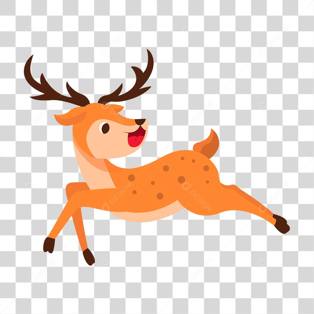 Desenho de filhote cervo