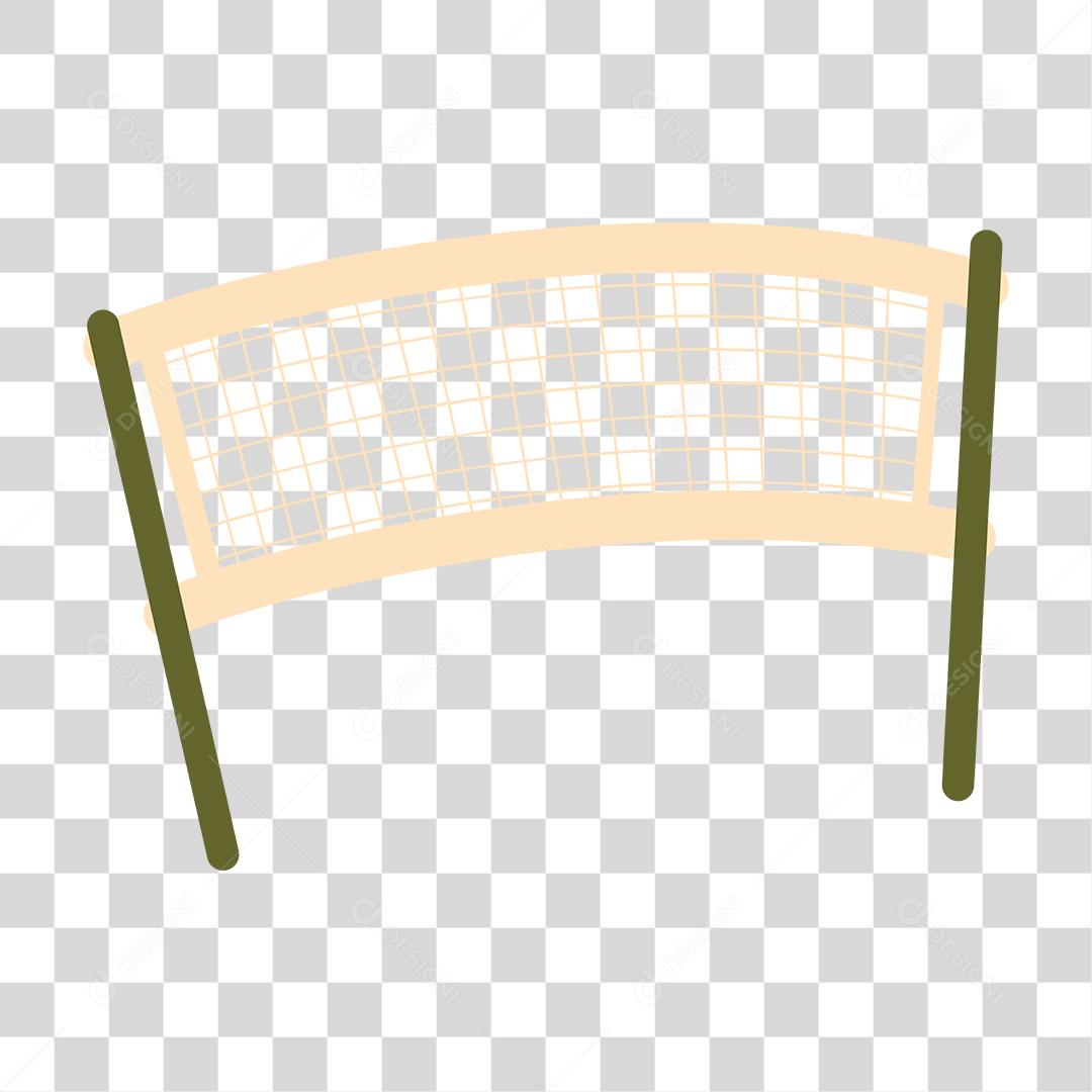 Desenho de rede de volei