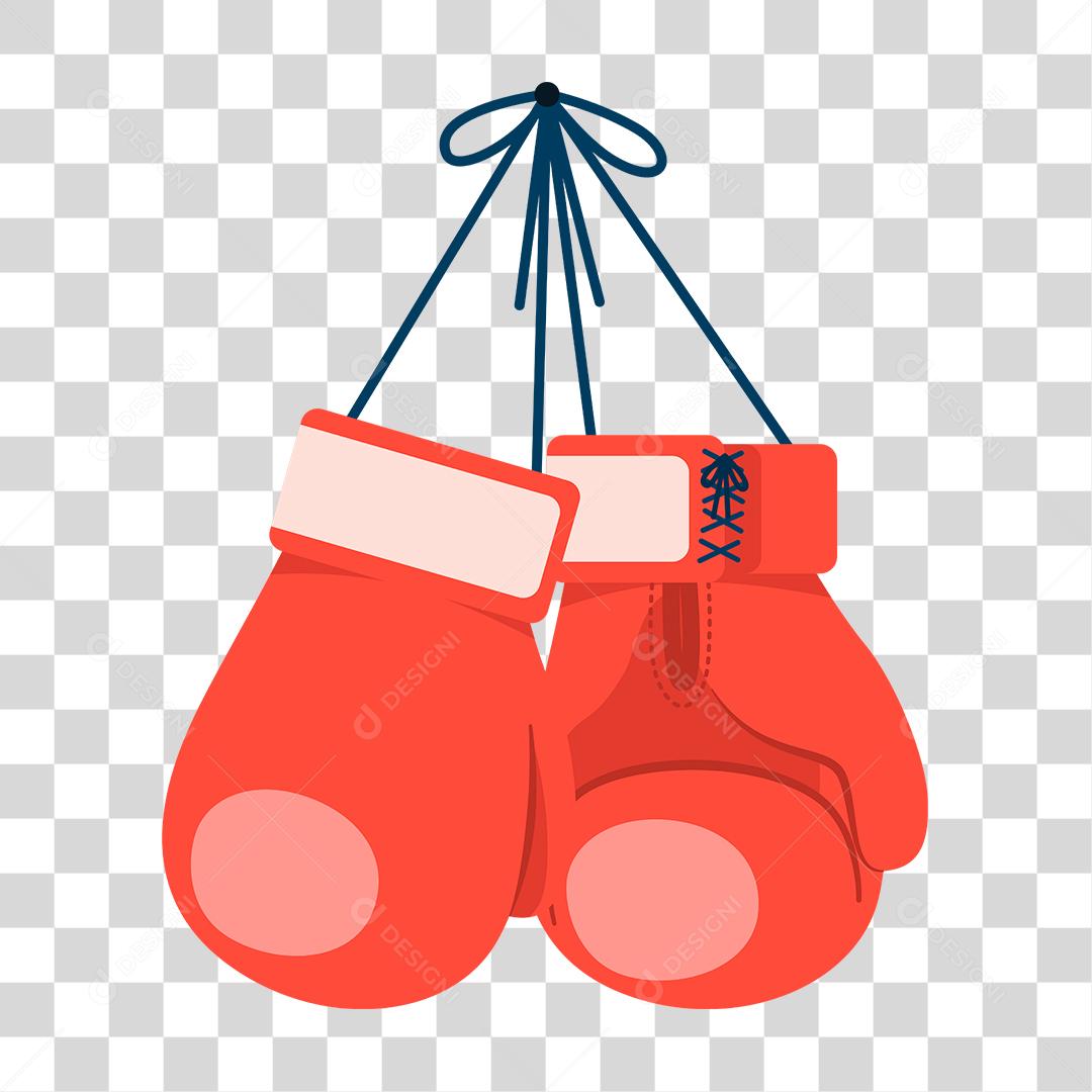 Desenho de luvas boxe