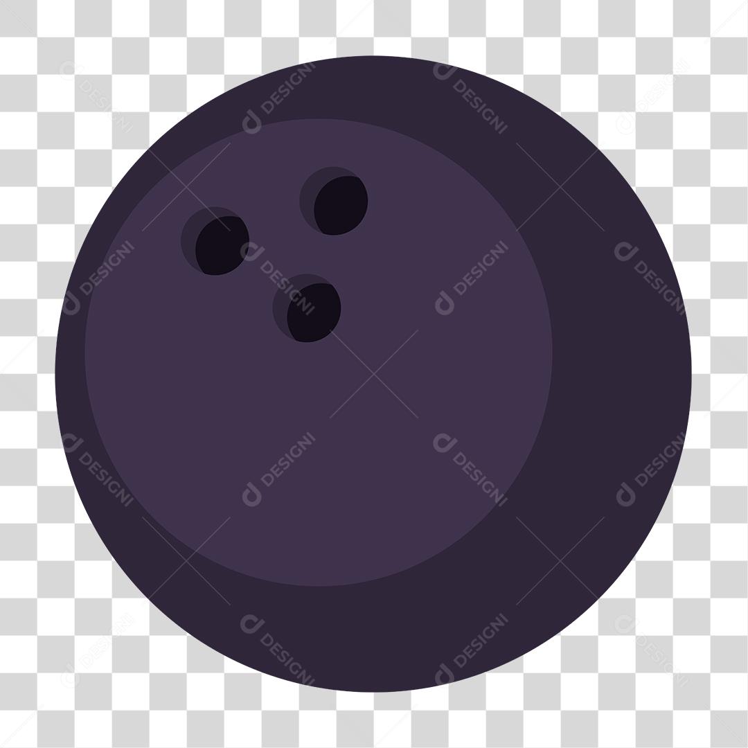 Desenho de bola de boliche