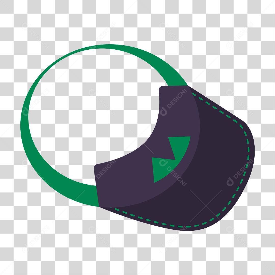 desenho de viseira bone