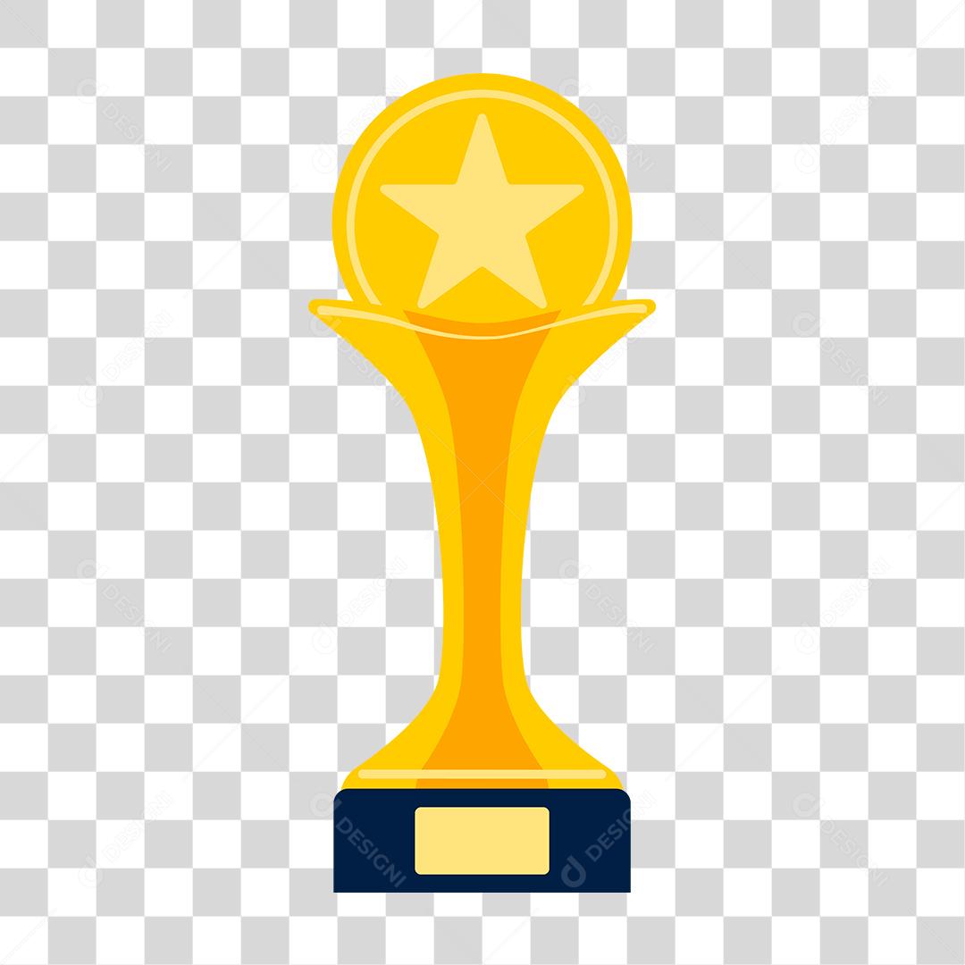 Desenho de trofeu premios