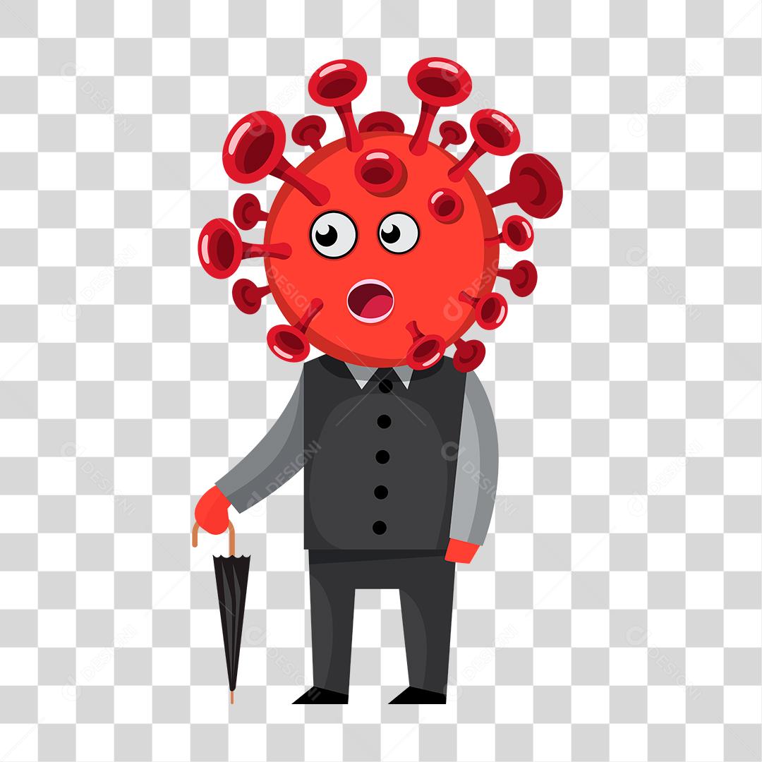 Desenho de virus pessoas