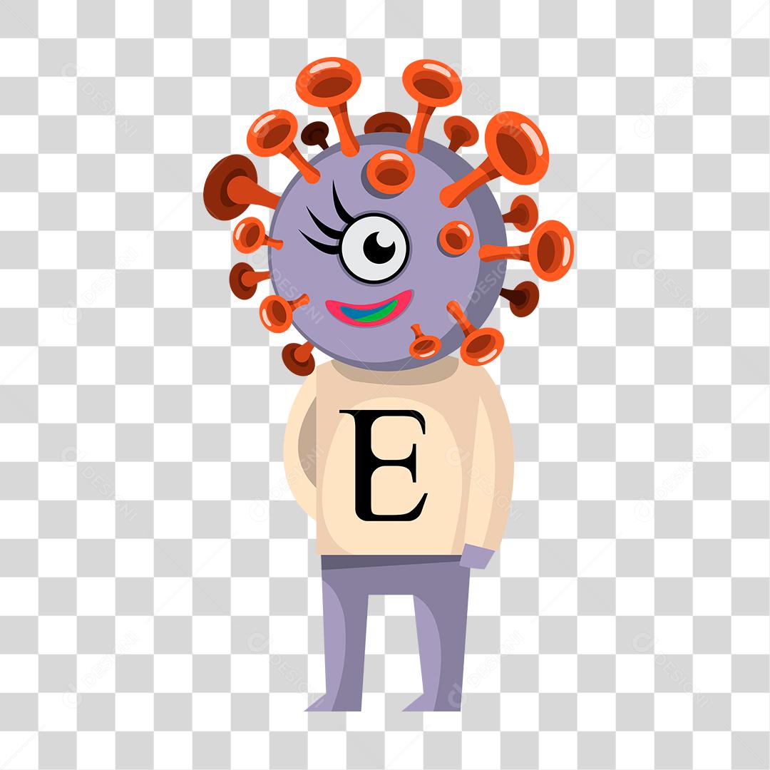 Desenho de virus pessoas