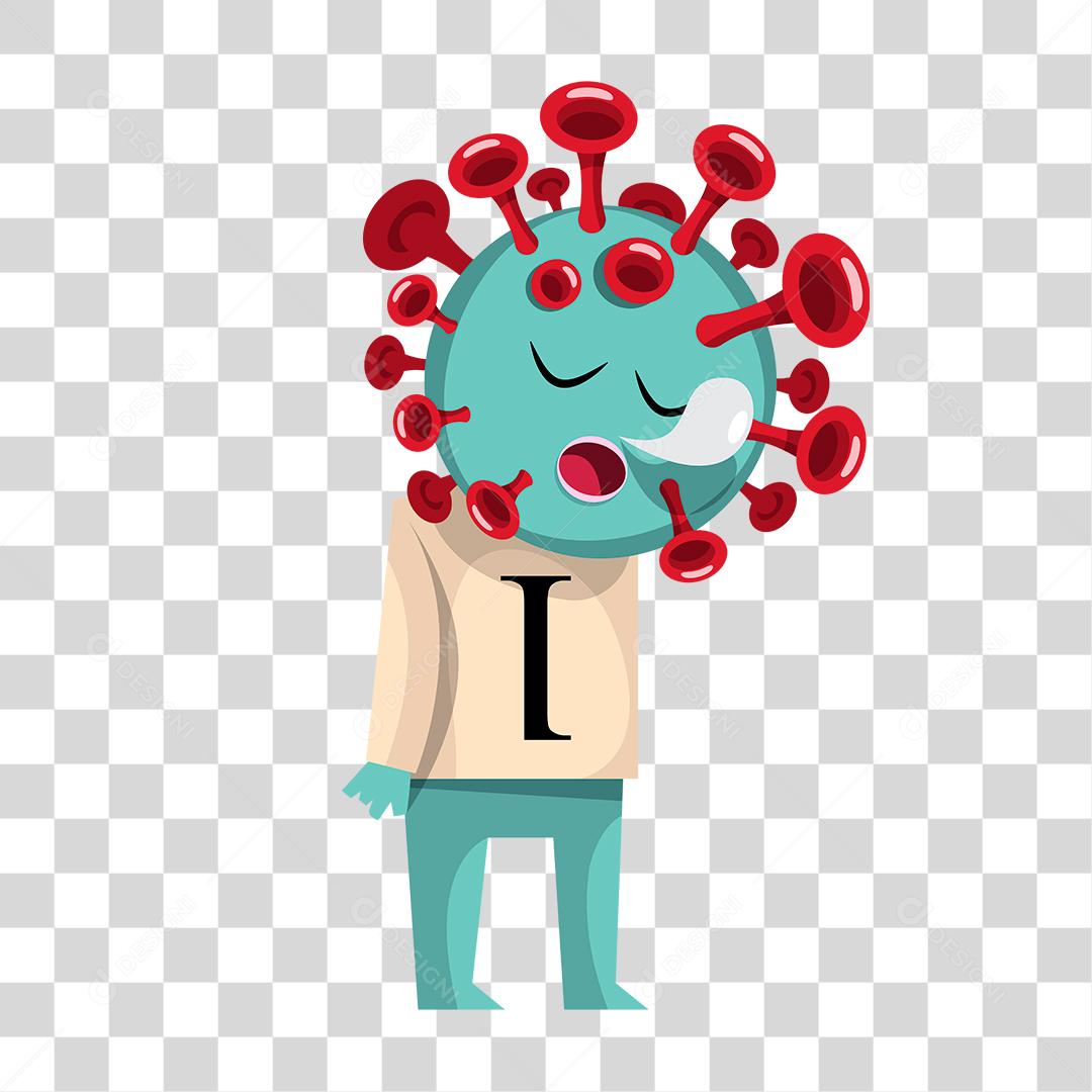 Desenho de virus pessoas