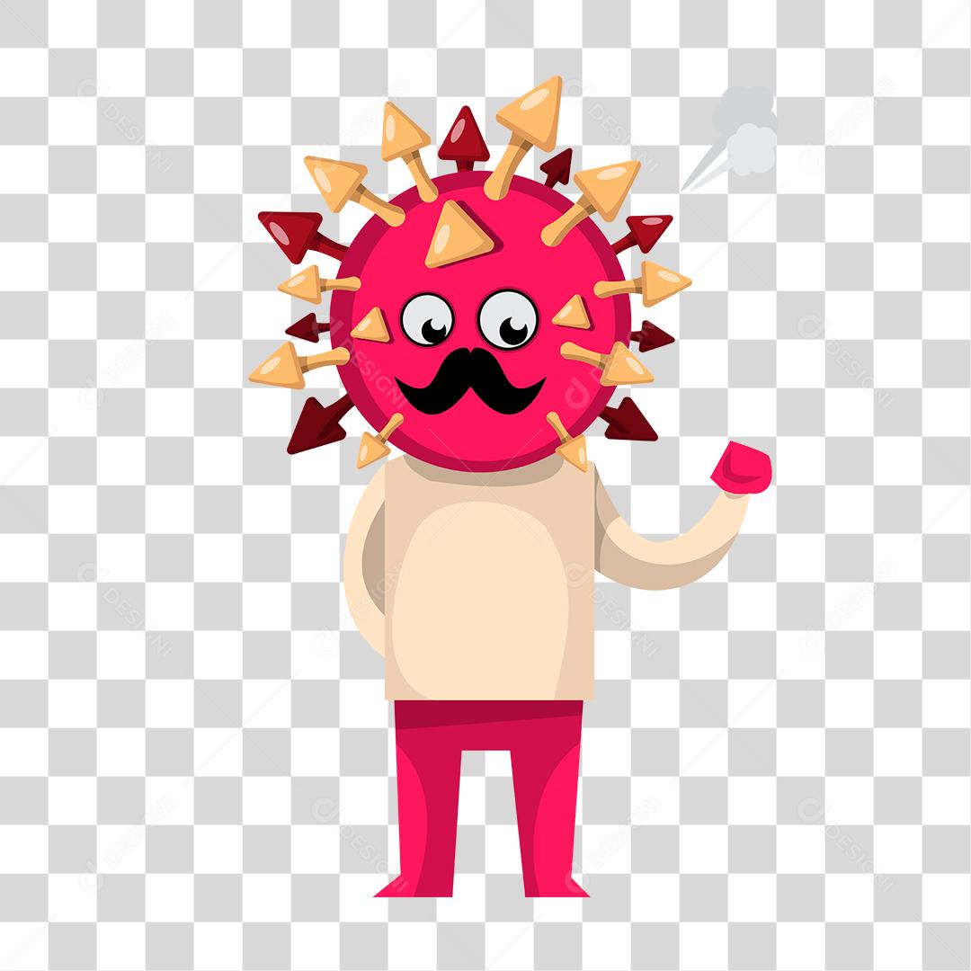 Desenho de virus pessoas