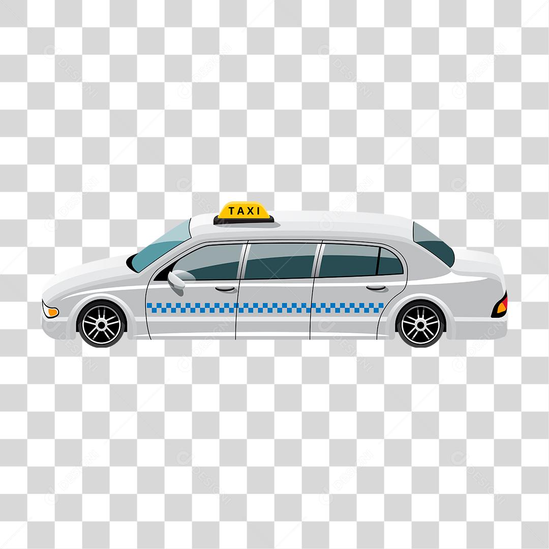Desenho de carro taxi