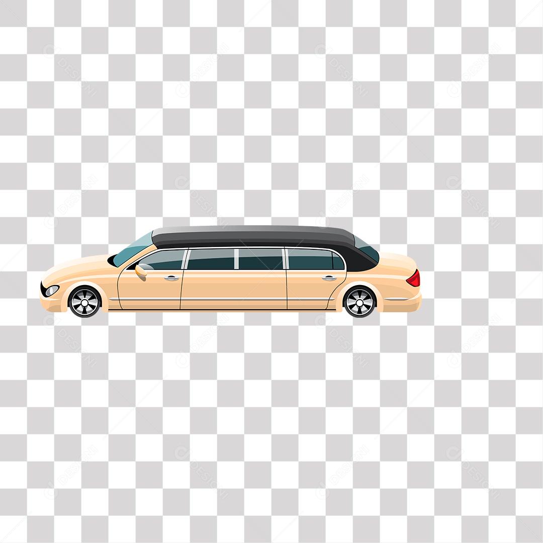 desenho de carro limousine