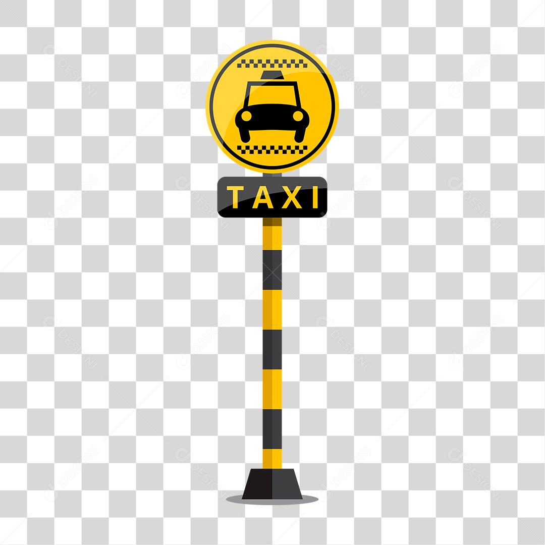 Desenho de taxi