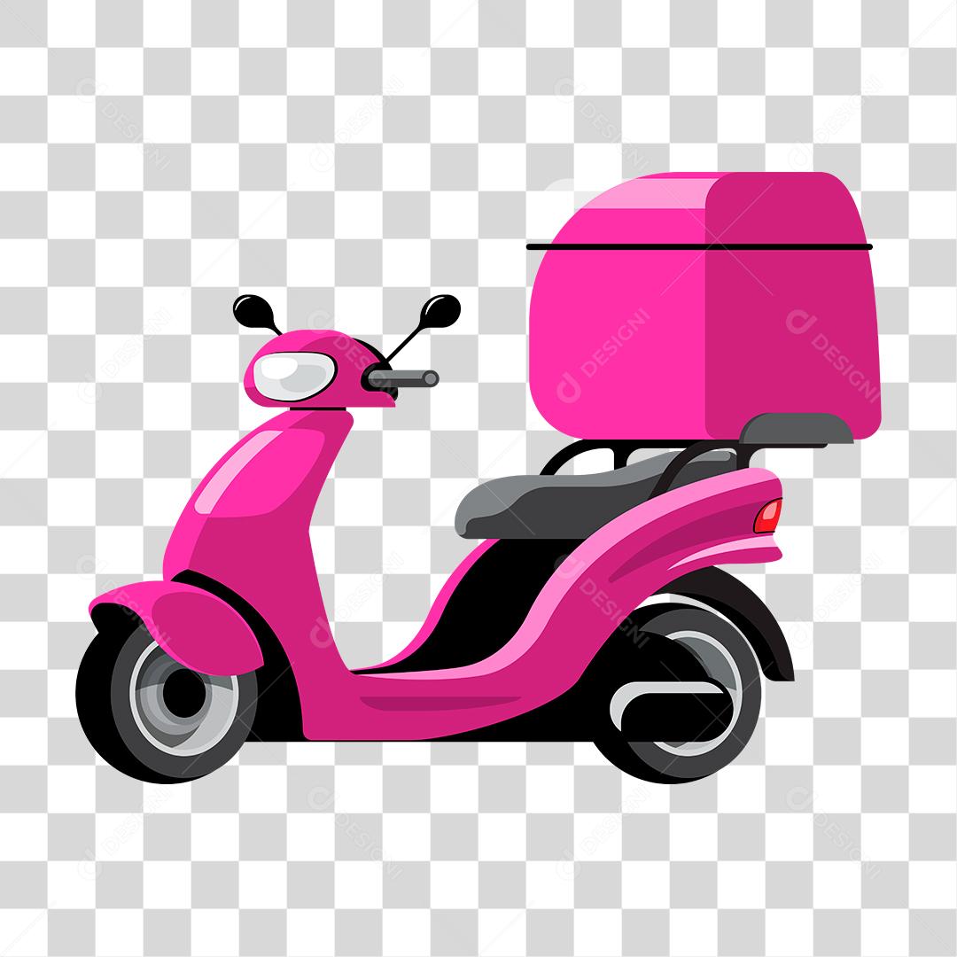 Desenho de motoboy entregas