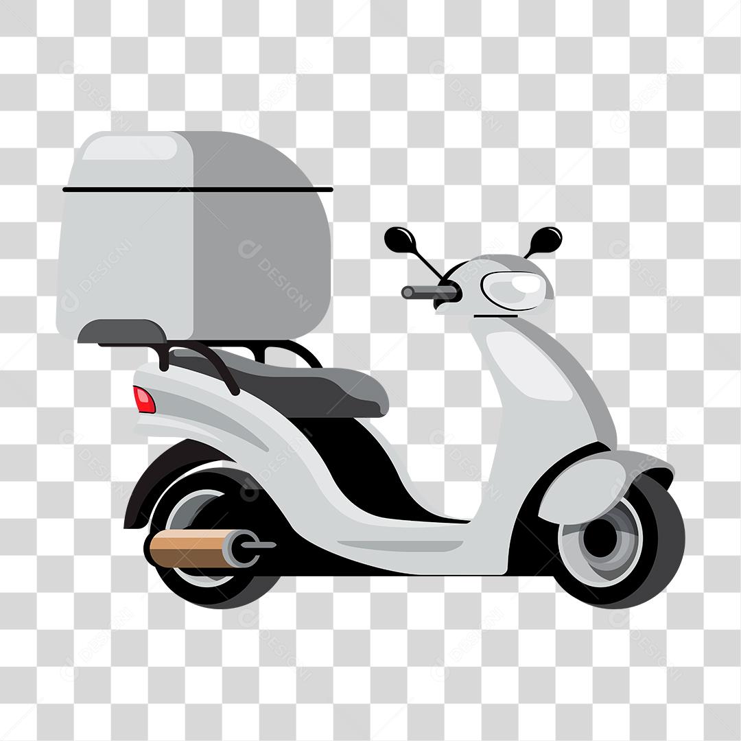 Desenho de motoboy entregas