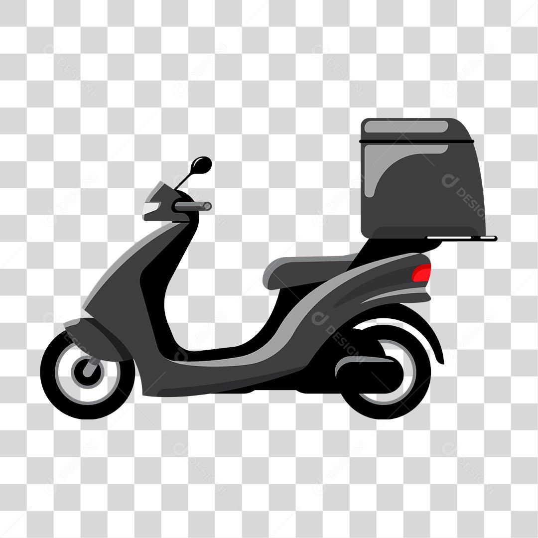 Desenho de motoboy entregas