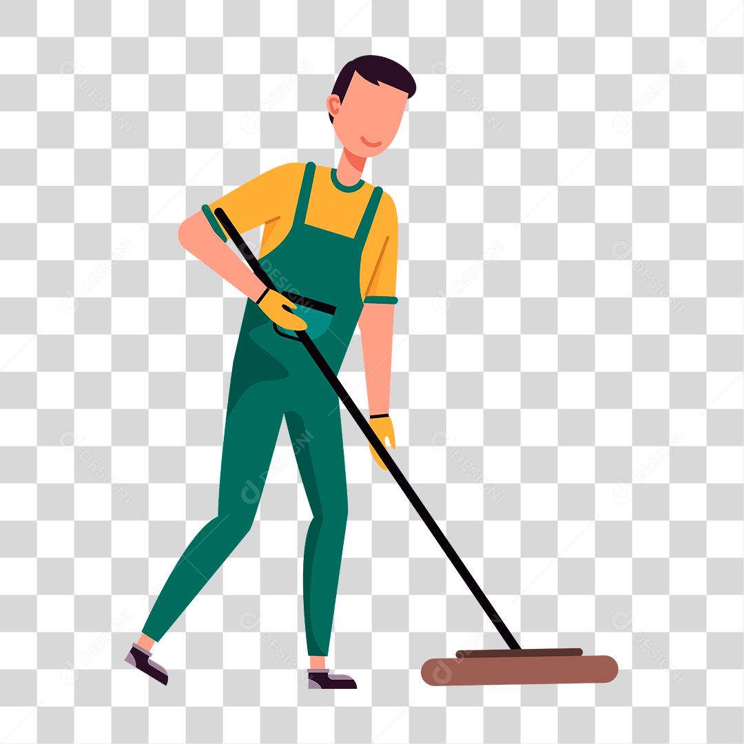 Desenho de um homem representando as profissões