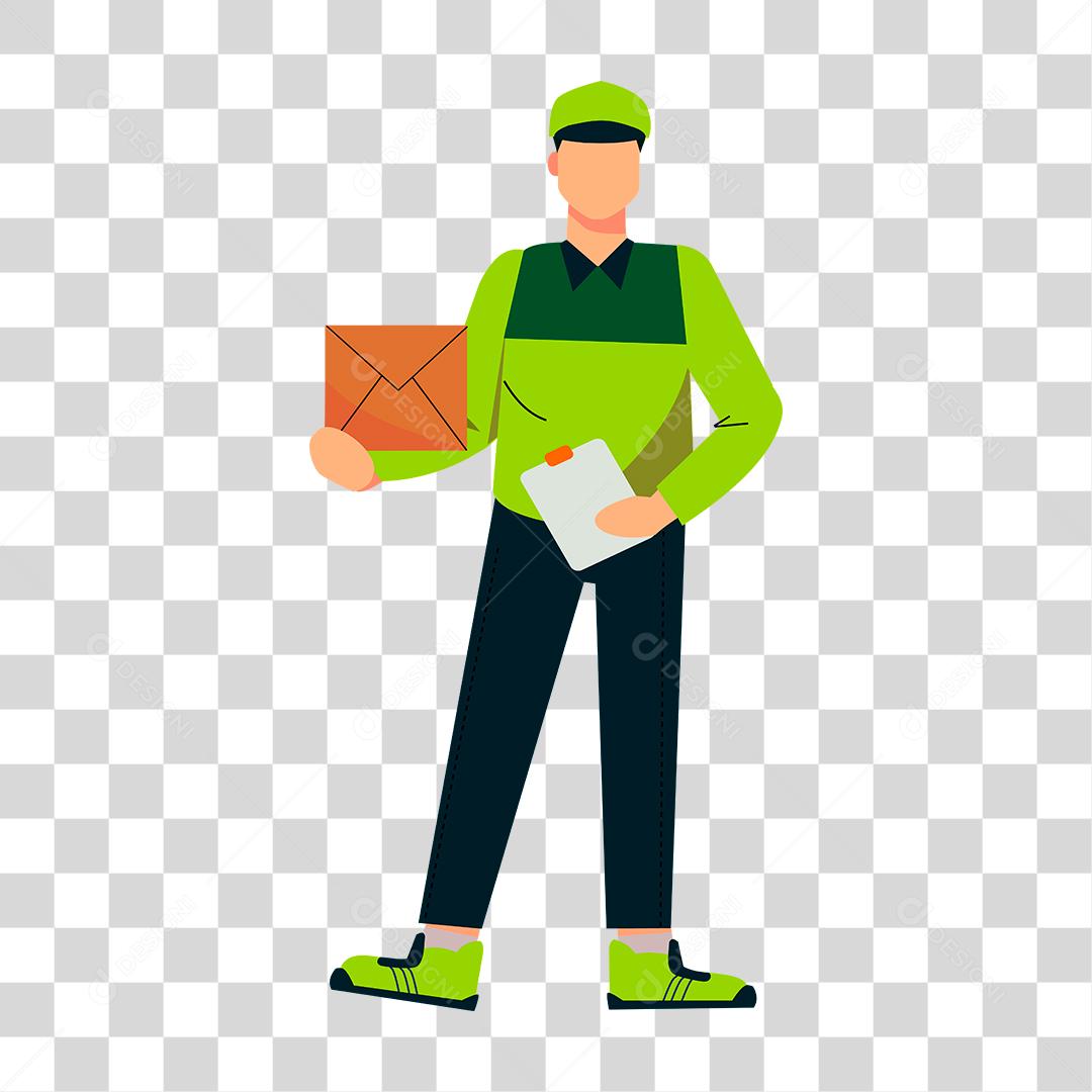 Desenho de um homem representando as profissões