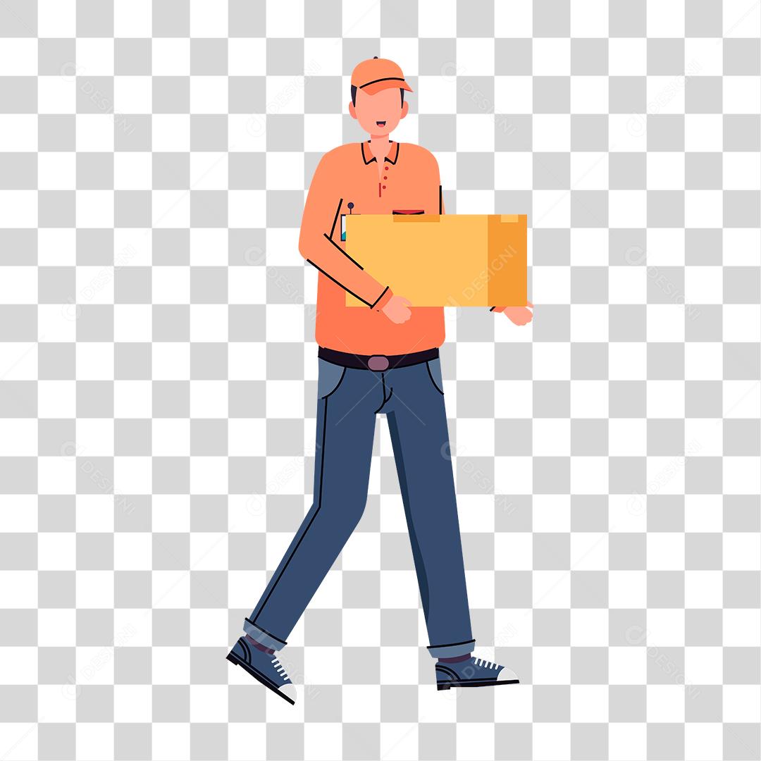 Desenho de um homem representando as profissões