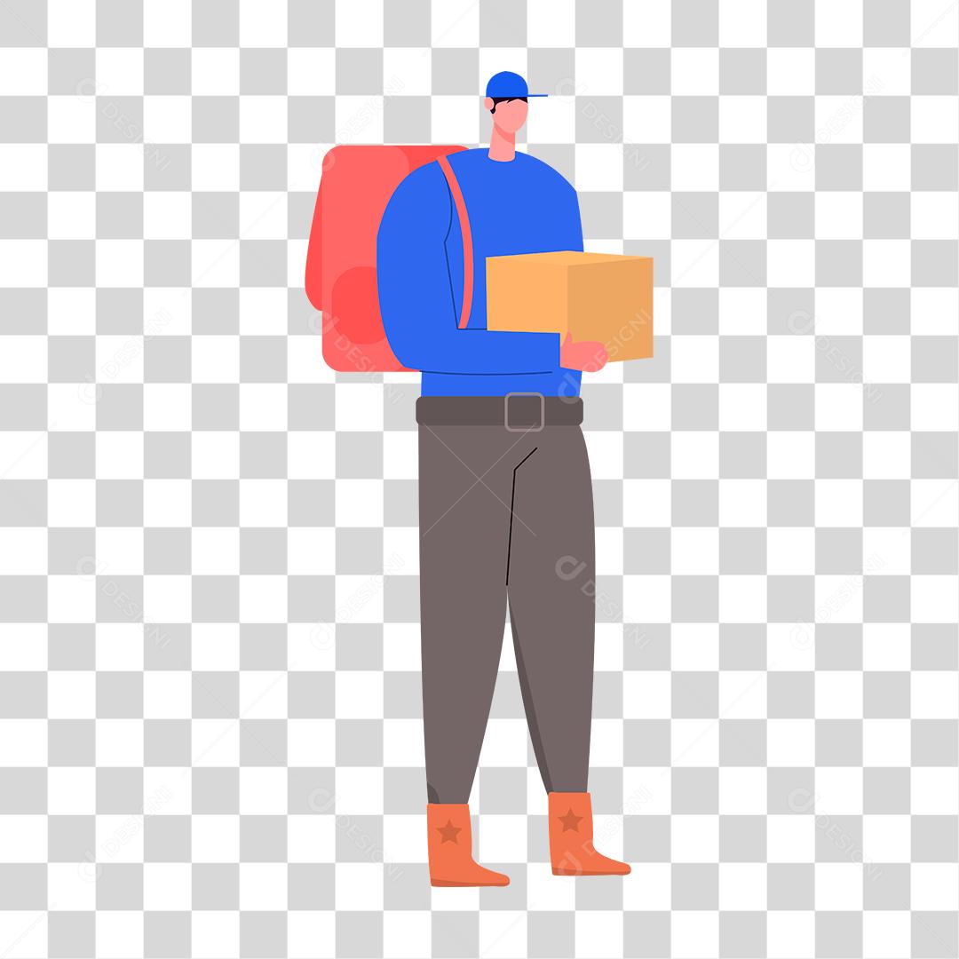 Desenho de um homem representando as profissões