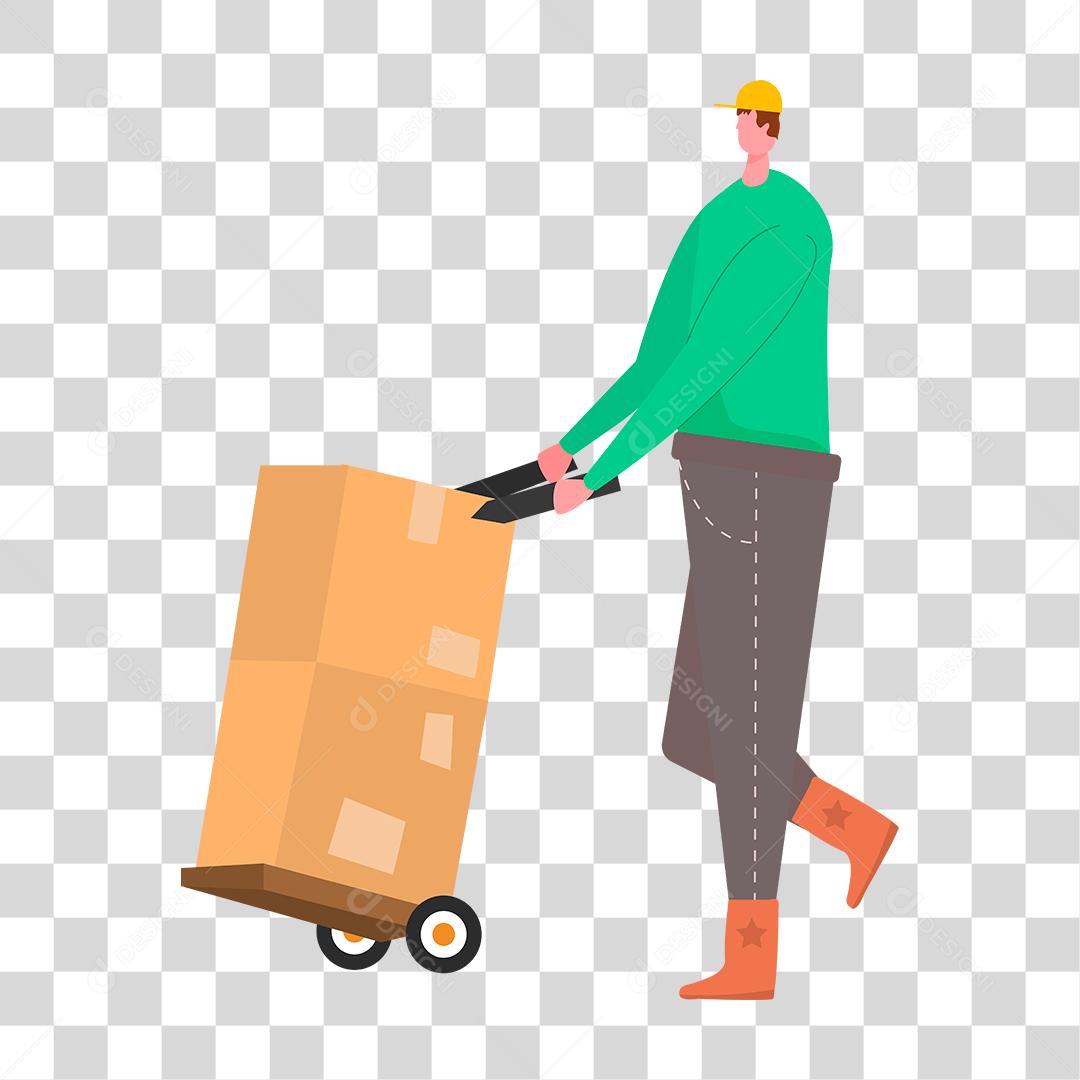 Desenho de um homem representando as profissões