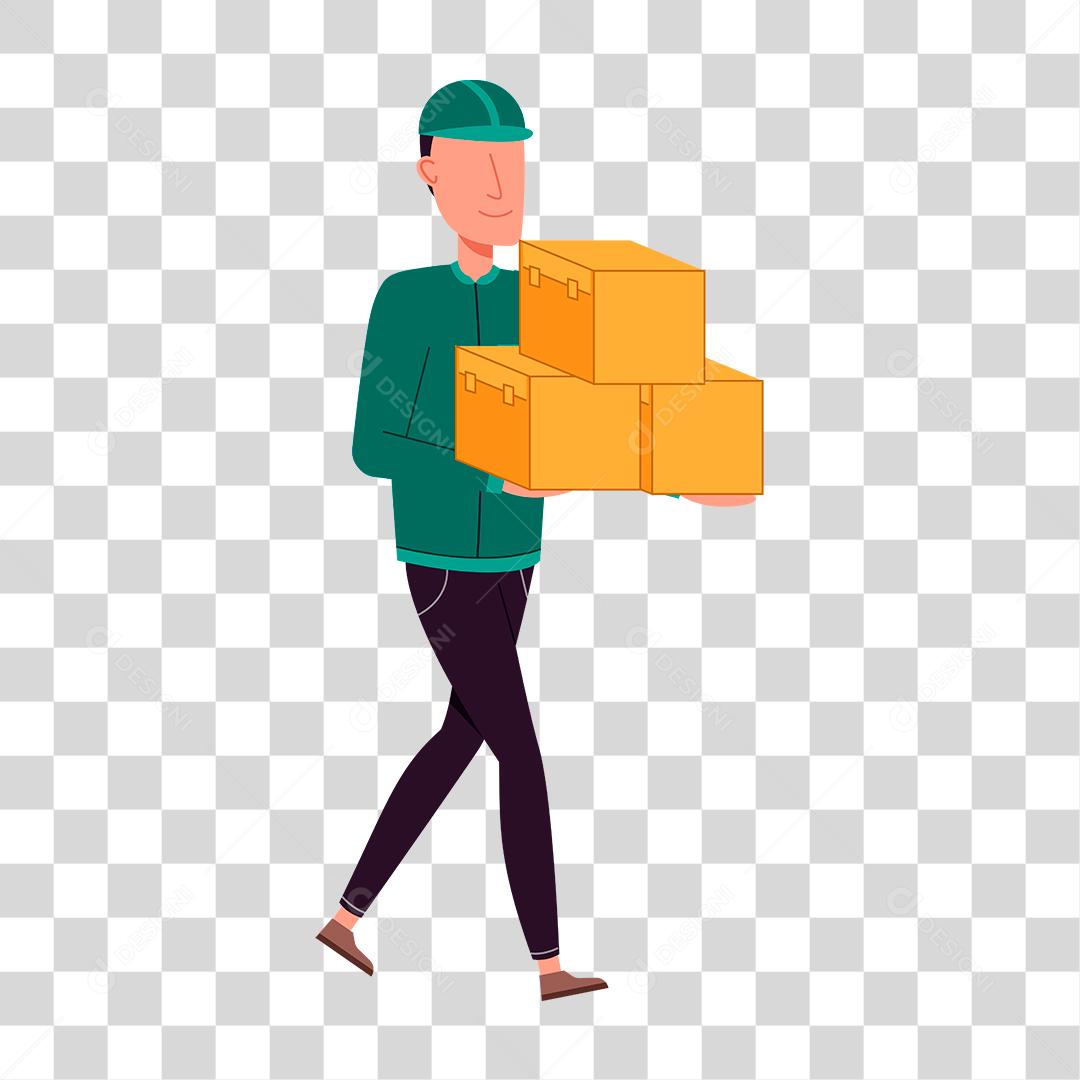 Desenho de um homem representando as profissões