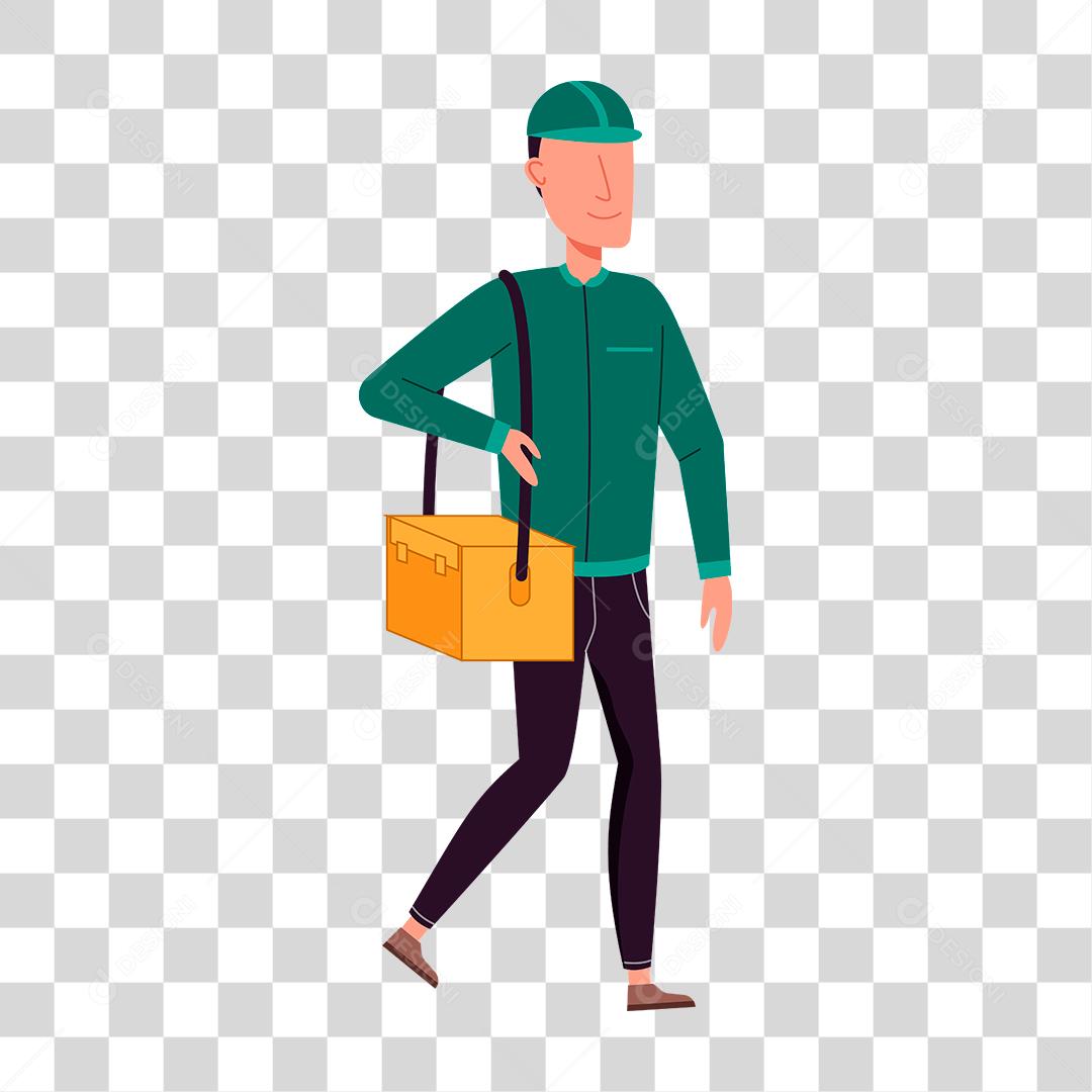 Desenho de um homem representando as profissões