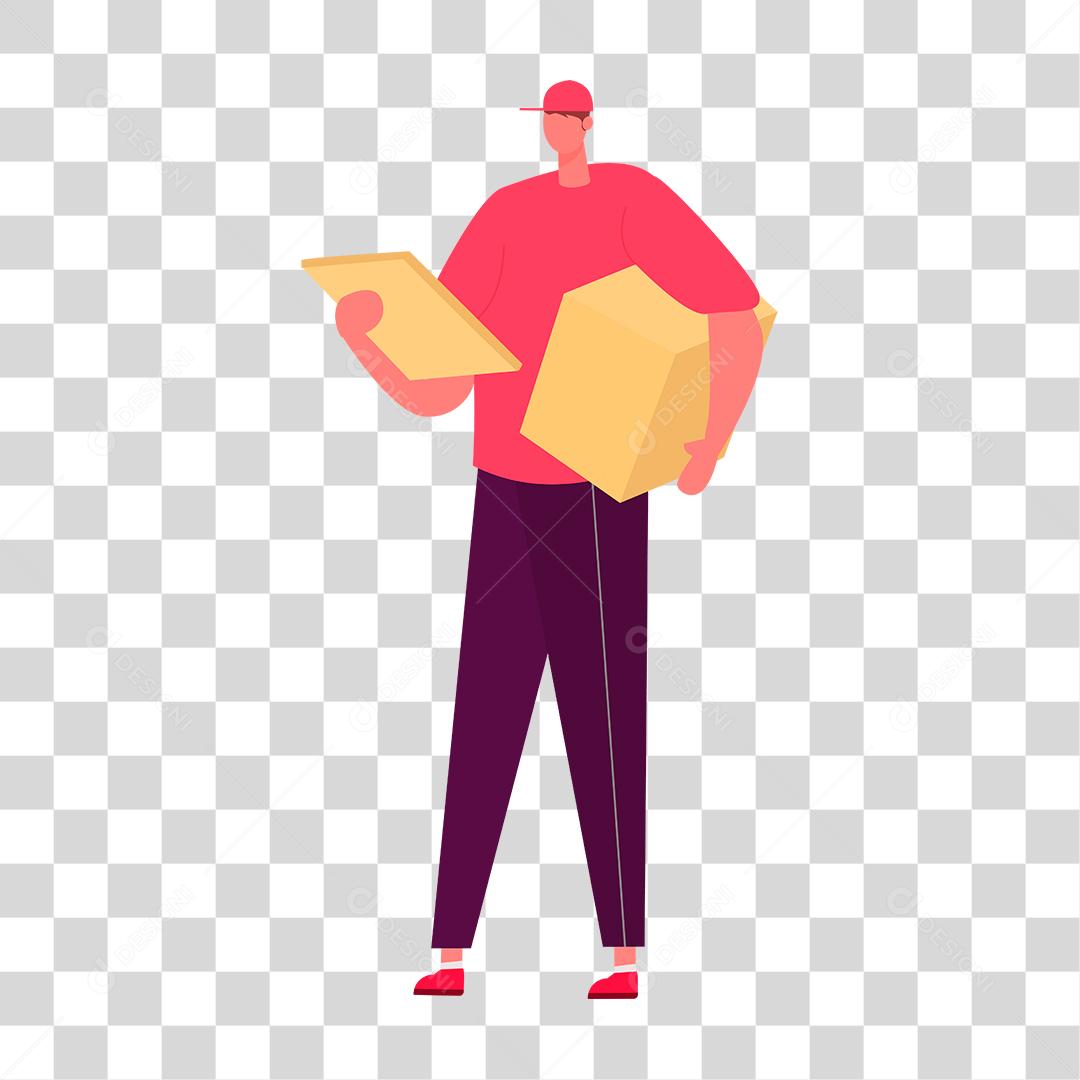 Desenho de um homem representando as profissões